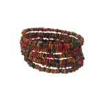 Handmade Amazon Seed Wrap Bracelet Multicolor Natural Bracelet